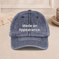 Made an Appearance. Embroidered Vintage Cap