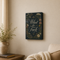 What the Fuck Floral Canvas Wall Art