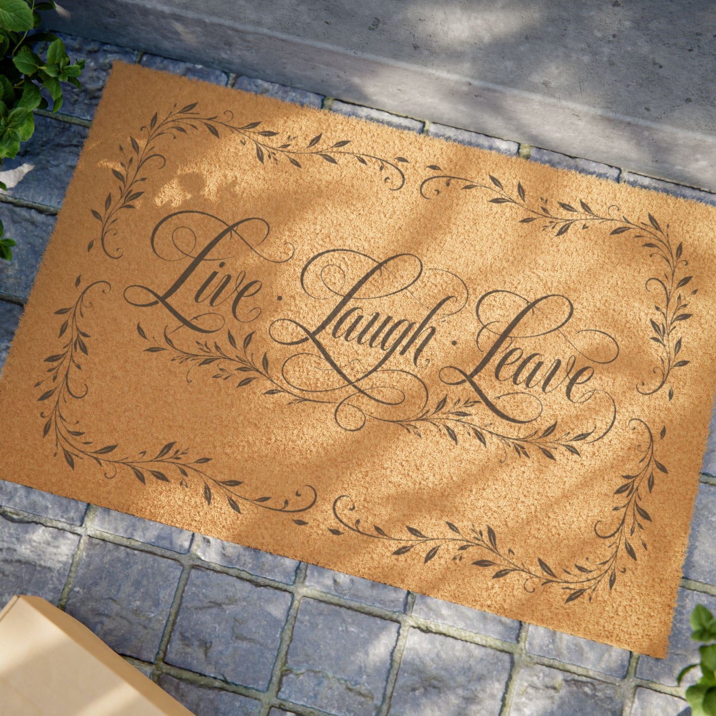 DoorMat - Live Laugh Leave