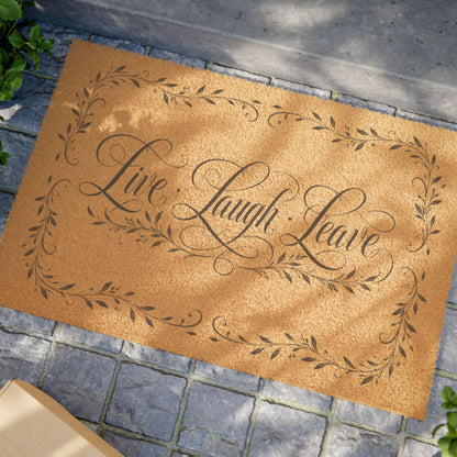 DoorMat - Live Laugh Leave